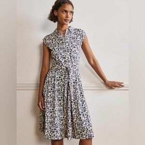 Boden Floral Print Althea Jersey Knit Dress |Size 6|